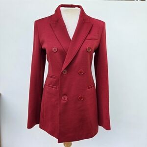 Max Mara Red Blazer Size-6